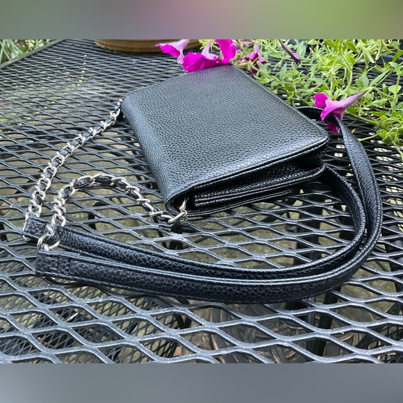 Sharp Steve Madden Multi Pocket Silver Hardware & Chain Wallet Bag! - Picture 11 of 16